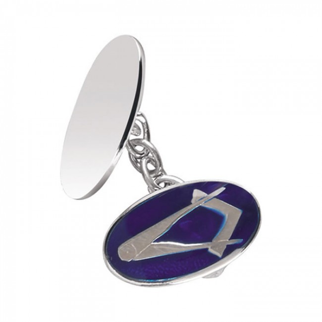 Sterling silver 2025 masonic cufflinks