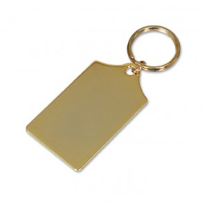 Engravable Brass Key Ring and Luggage Tag